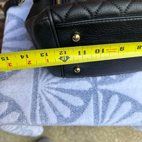 Vera Bradley Leather Marlo Satchel in Black - Picture 5 of 11